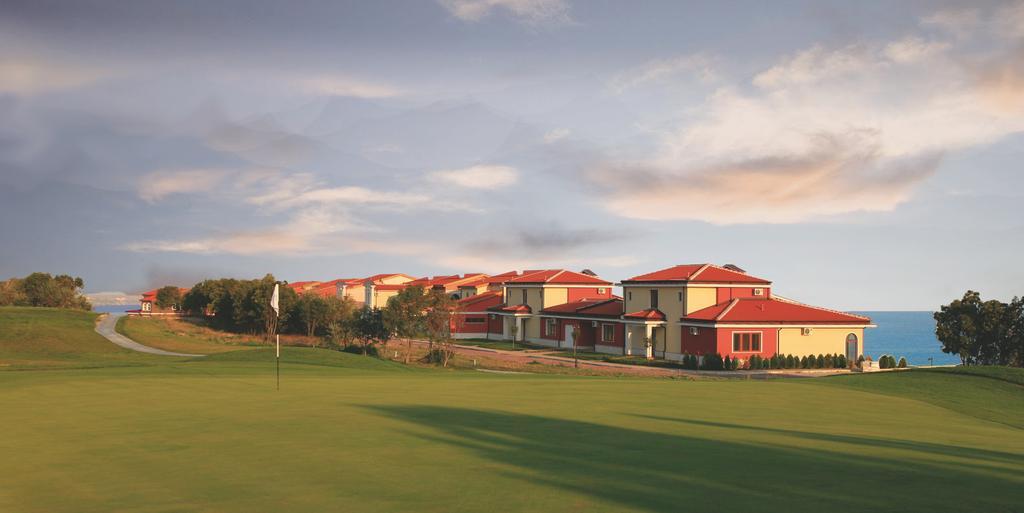 Lighthouse Golf & Spa Hotel Balchik Exterior photo The clubhouse at the 2004 European Masters